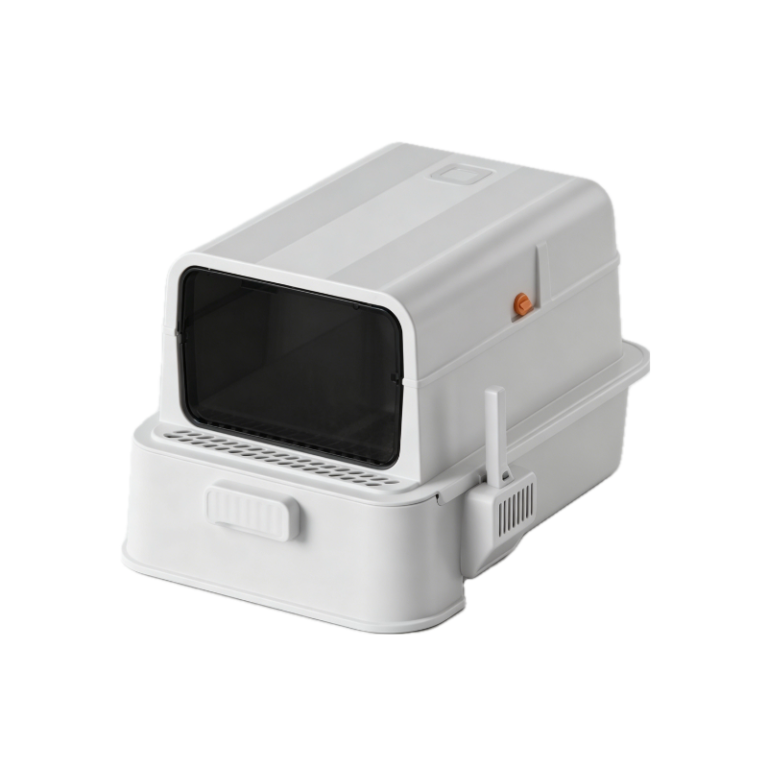 MSP-C6 Enclosed Stainless Steel Cat Litter Box